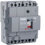 Автоматичний вимикач Hager x160: In=63А, 18kA, 4п