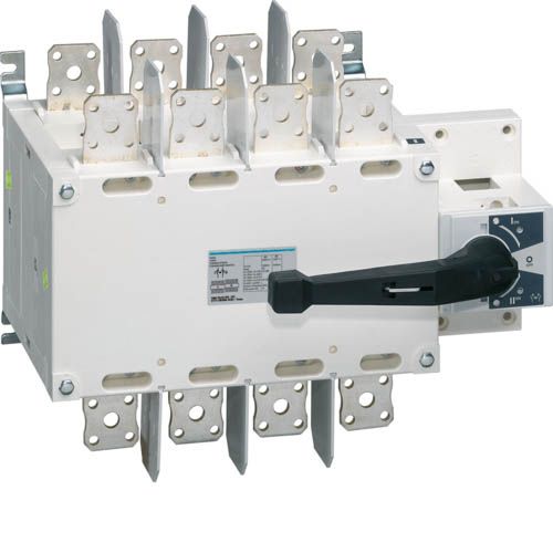 Перемикач корпусний трьохпозиційний I-0-II, 4п 1250А, Hager