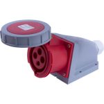 Силова розетка стаціонарна e.socket.124.32.67, 4p, 400В, 32А , IP67, E.NEXT