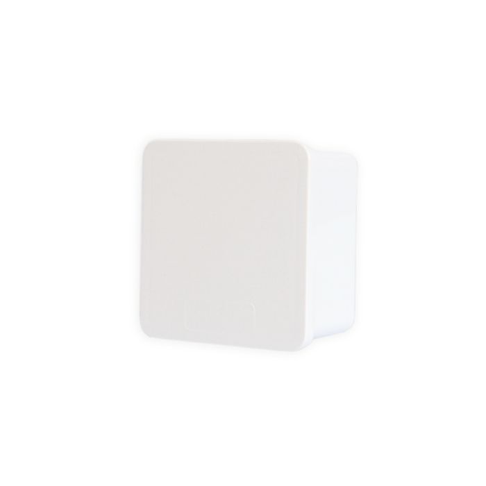 Коробка монтажна біла для відкритого встановлення 85х85х40 мм UEC IP40