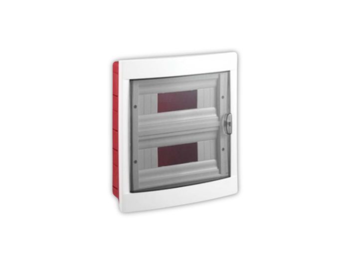 Корпус пластиковий ЩРВ-П-24 мод. 2ряда вбудований 285х330х100 IP40 UEC