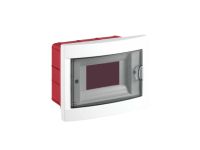 Корпус пластиковий ЩРВ-П- 6 мод. 1ряд вбудований 176х135х100 IP40 UEC