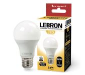 Лампа світлодіодна L-A60 10Вт 4100K Е27, Lebron