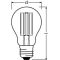 Лампа світлодіодна OSRAM філаментна що диммується "груша" CLAS A75D 9W/827 230V E27