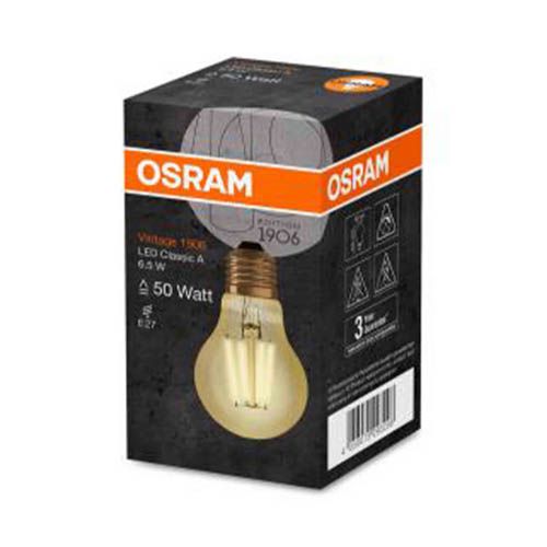 Лампа світлодіодна OSRAM філаментна VINTAGE 1906 6,5W/824230V E27