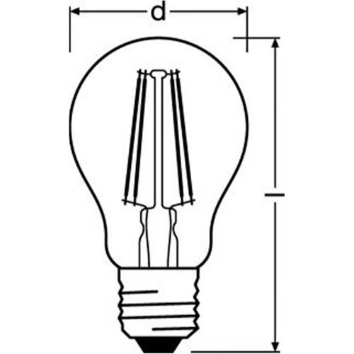 Лампа світлодіодна OSRAM філаментна VINTAGE 1906 6,5W/824230V E27