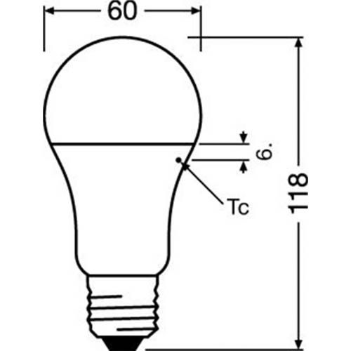 Лампа світлодіодна OSRAM "груша" CLAS A100 13W/827 230V E27