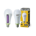Світлодіодна лампа з акумулятором L-A80, 2500mAh, 12W, Е27, 6500K, 1140lm, LEBRON