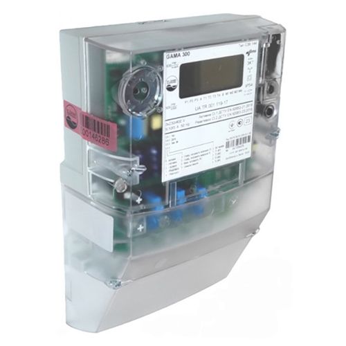 Лічильник електроенергії GAMA 300 G3B 144.230.F67.B2.P4.C330.A3.L1.М1, 5(100)А, 3x220/380В, кл.т. 1, багатотар, Elgama