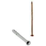 Дюбель e.metiz.dowel.92.U1.08.80, з ударним шурупом М8х80 п/п, потай, E.NEXT