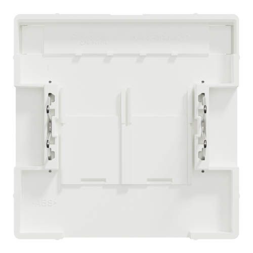 Накладка пилозахисна підп 2хRJ45 SysD матовий білий, Schneider Electric