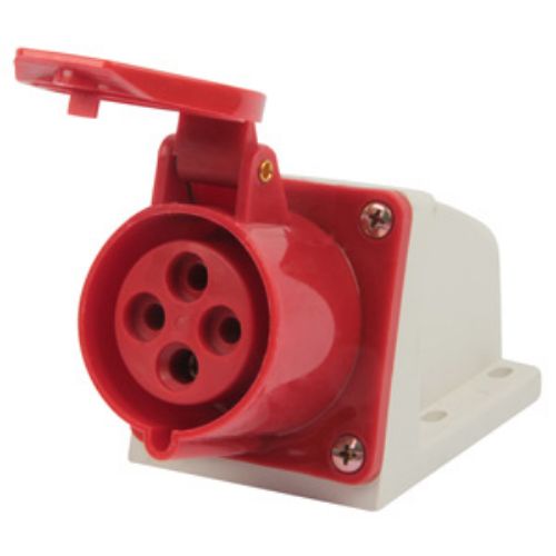 Силова розетка стаціонарна e.socket.pro.4.16, 4p, 380В, 16А, E.NEXT