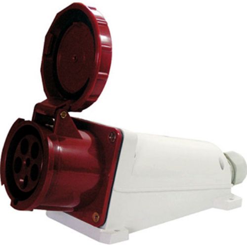 Силова розетка стаціонарна e.socket.pro.5.63, 5p, 380В, 63А, E.NEXT