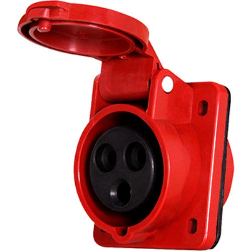 Силова розетка, що вбудовується e.socket.pro.3.16.wall, 3p, 220В, 16А, E.NEXT