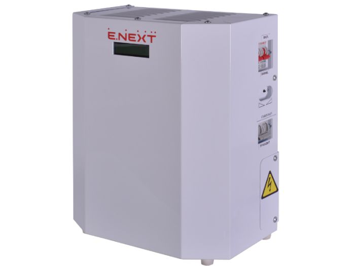 Стабілізатор напруги тиристорний e.stab.pro.7, 7,5kVA, однофазний, E.NEXT