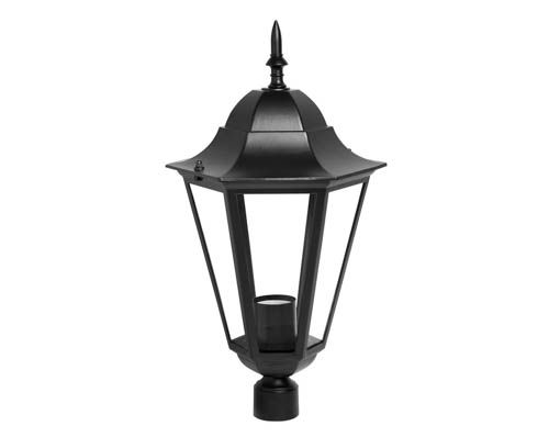 Вуличний світильник PALACE A003 Вig 60W E27 чорний, DeLux