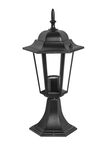 Вуличний світильник PALACE A004 60W E27 чорний, DeLux