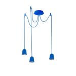 Підвіс стельовий ERKA 323 2м синій 3xЕ27