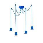 Підвіс стельовий ERKA 424 2м синій 4xЕ27