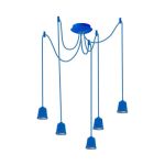 Підвіс стельовий ERKA 525 2м синій 5xЕ27