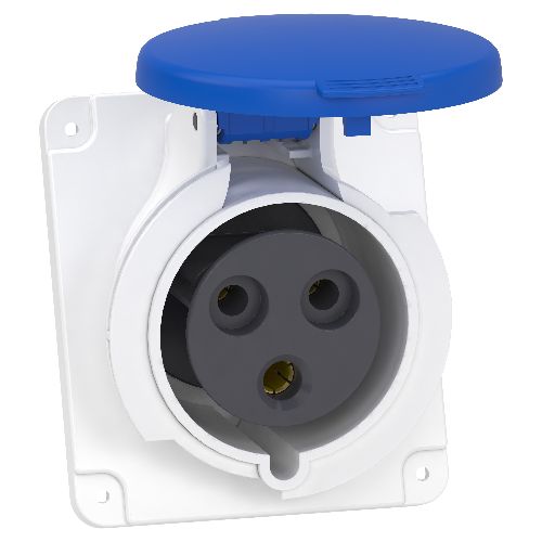 Розетка прих/встан кут. гвинт 32А 2P+E IP44 220В, Schneider Electric