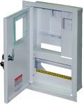 Корпус e.mbox.stand.w.f1.10.z.e металевий, під 1-ф. електронний лічильник, 10 мод., що вбудовується, з замком