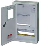 Корпус e.mbox.stand.n.f3.12.z.e металевий, під 3-ф. електронний лічильник, 12 мод., навісний, з замком