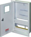 Корпус e.mbox.stand.w.f3.12.z.e металевий, під 3-ф. електронний лічильник, 12 мод., що вбудовується, з замком