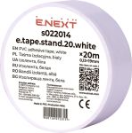 Ізолента e.tape.stand.20.white, біла (20м), E.NEXT
