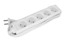 Подовжувач E-NEXT e.es.5.3 - 5 гнізд, 3 метра, без заземлення