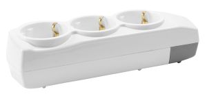Колодка E.NEXT e.t.es.3.z  3 гнізда, з заземленням