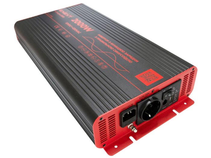 Інвертор з функцією зарядки e.inv.pro.2000 12/220В 2000Вт, чистий синус, E.NEXT