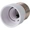 Перехідник e.lamp adapter.Е27/Е14.white з цоколю Е27 на Е14 пластиковий, E.NEXT