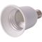 Перехідник e.lamp adapter.Е14/Е27.white з цоколю Е14 на Е27 пластиковий, E.NEXT