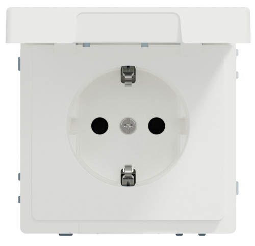 Розетка кр IP44 16А SysD матовий білий, Schneider Electric