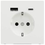 Розетка USB A+C 16А SysD матовий білий, Schneider Electric
