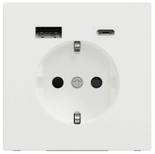Розетка USB A+C 16А SysD матовий білий, Schneider Electric