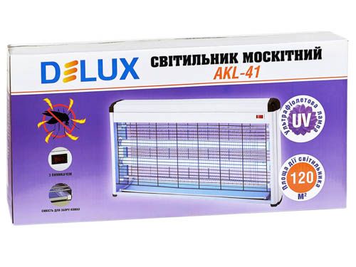 Cвітильник для знищення комах AKL-41 2х20Вт G13 DeLux