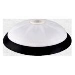 Світильник ERKA 1149 D.-Black-B настінно-стельовий з регульованим датчиком руху круглий чорний-білий 2xE27 IP20