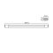 LED свiтильник лiнiйний TITANUM 45W 1.2М 6500K Black (TL-BNO-45126B)