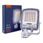 LED прожектор VIDEX F5 30W 3000-5000-6500K з датчиком руху 230V White (VL-F5-030CW-S)