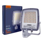 LED прожектор VIDEX F5 50W 3000-5000-6500K з датчиком руху 230V White (VL-F5-050CW-S)