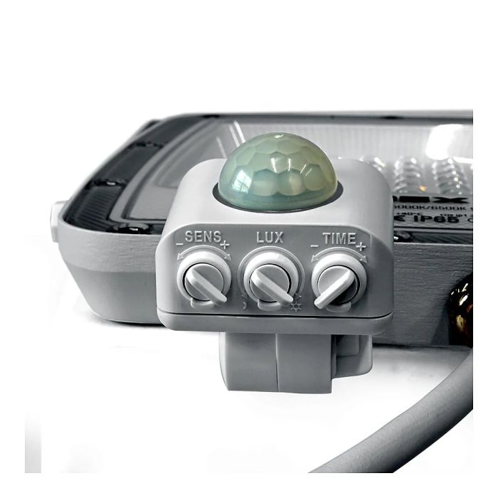 LED прожектор VIDEX F5 50W 3000-5000-6500K з датчиком руху 230V White (VL-F5-050CW-S)