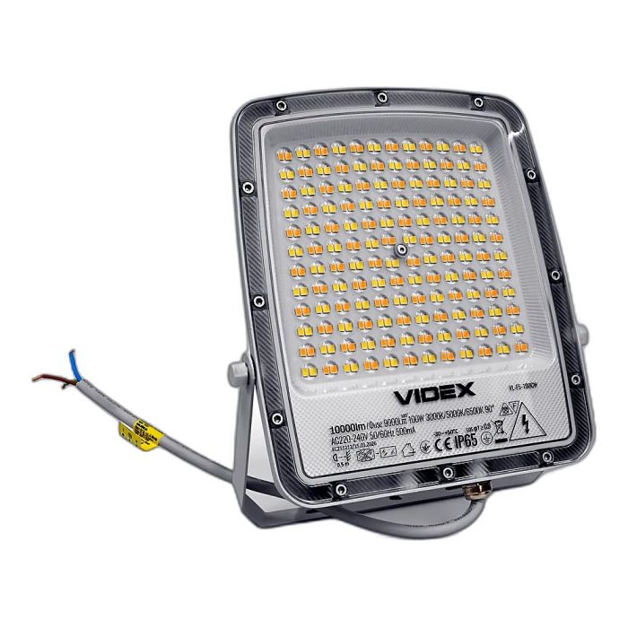 LED прожектор VIDEX F5 100W 3000-5000-6500K 230V White (VL-F5-100CW)