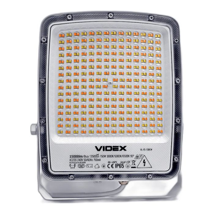 LED прожектор VIDEX F5 150W 3000-5000-6500K 230V White (VL-F5-150CW)