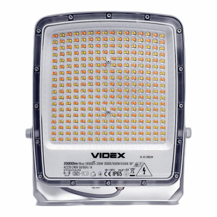LED прожектор VIDEX F5 200W 3000-5000-6500K 230V White (VL-F5-200CW)