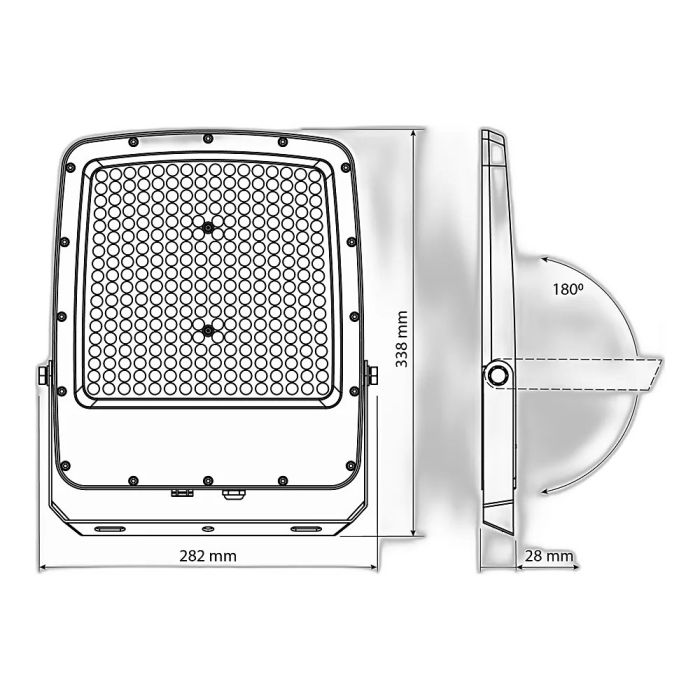 LED прожектор VIDEX F5 200W 3000-5000-6500K 230V White (VL-F5-200CW)