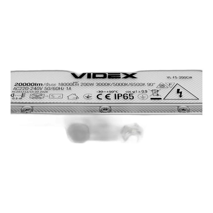 LED прожектор VIDEX F5 200W 3000-5000-6500K 230V White (VL-F5-200CW)