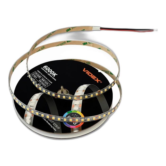 LED стрічка VIDEX DC12V 60W 5M 6000K Ra98 IP20 (VL-LST28144-12126-B5)