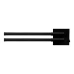 LED світильник настінний VIDEX WL042 10W 3000-4000-6000K Black
